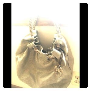 Michael Kors gold summer tote